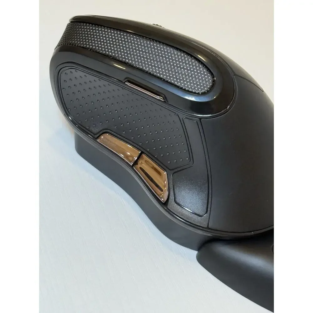 Wireless Ergonomic Vertical Mouse 3600 DPI RGB 6 Buttons USB Rechargeable Black